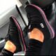 Fila Yate Preto e Pink