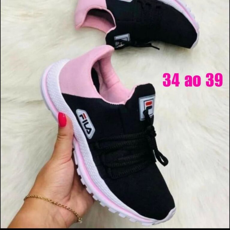 Fila Yate Rosa e Preto